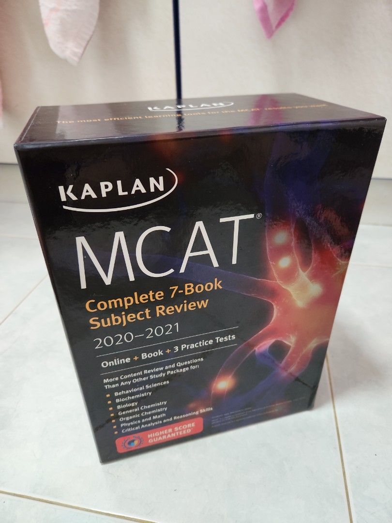Kaplan MCAT 7Book Review 20202021 + MCAT CARS Review, Hobbies & Toys