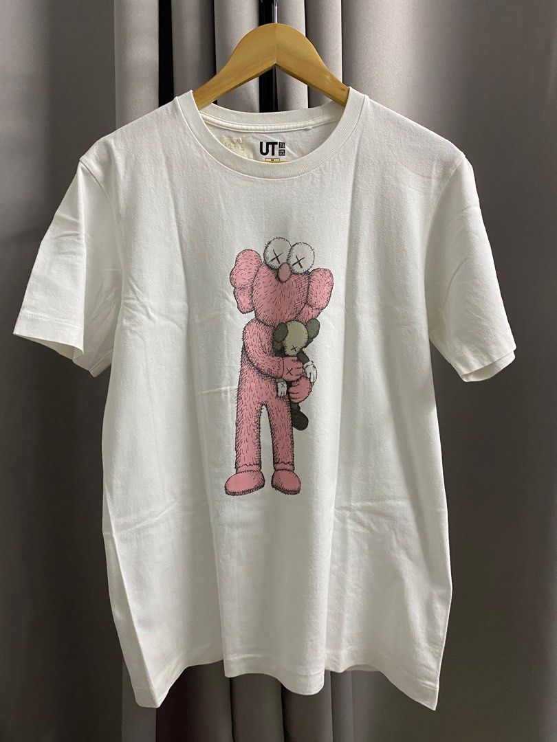 Kaws x Uniqlo Pink BFF White  SellAnyshirt