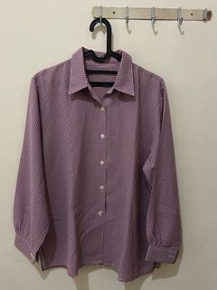 Kemeja Kotak Kotak (Gingham Merah)