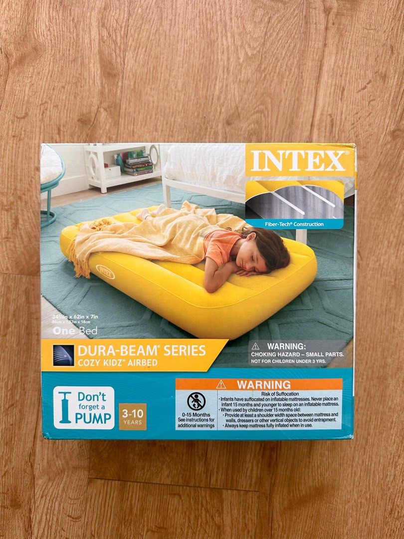 Intex kidz travel air mattress twin store pump included