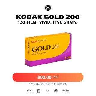 Kodak Gold 200 (120 film) - Per Roll