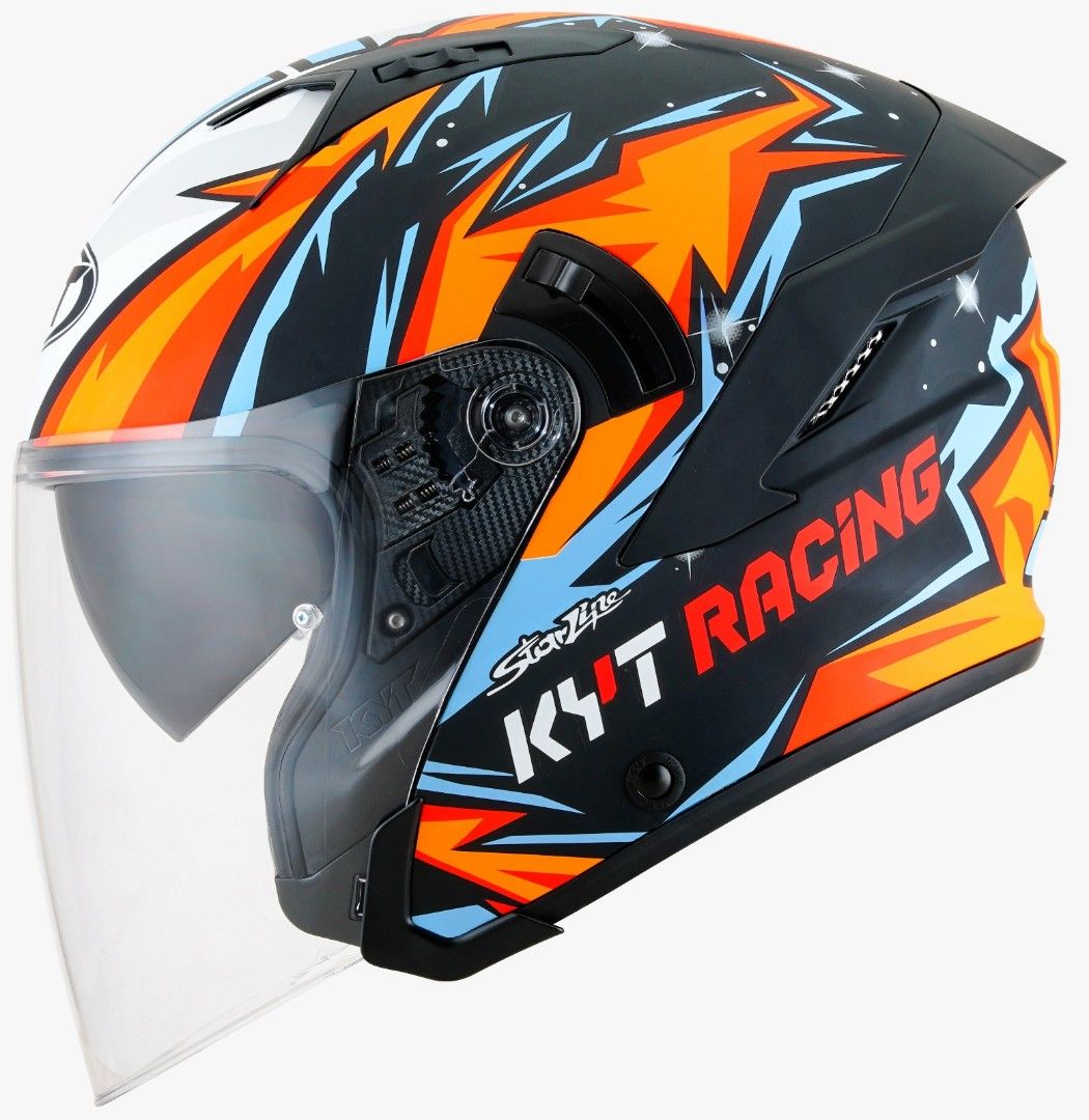 KYT Helmet NFJ Jaume Masia 2021, Motorcycles, Motorcycle Apparel on