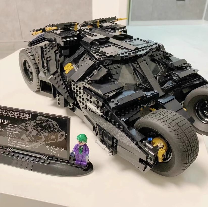 Acrylic Display Stand for LEGO® DC Batman™ Batmobile™ Tumbler 