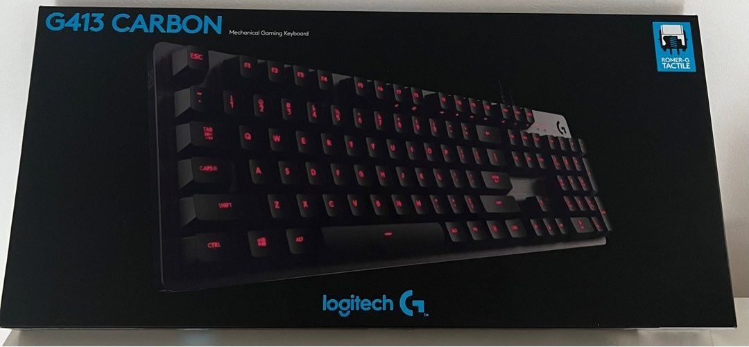 Logitech G413 Carbon Tactile Full Keyboard Computers Tech