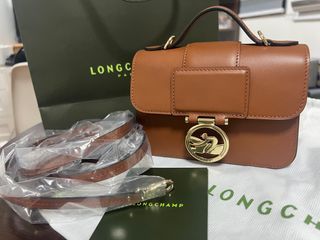 LONGCHAMP Box-Trot Crossbody Bag XS Cognac brand New
