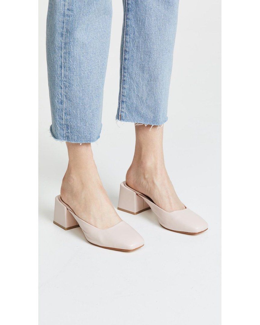 Loq US Vale Heeled Mules Size 37 in Lila Light Pink