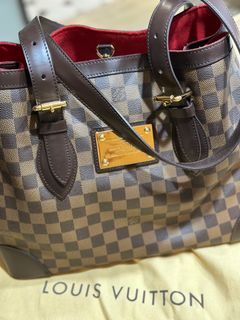 Authentic Louis Vuitton Hampstead PM Damier Azur (N51207), Luxury, Bags &  Wallets on Carousell