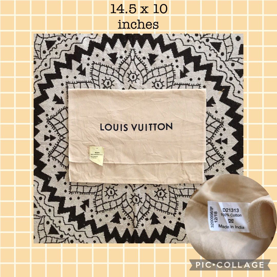 louis Vuitton Dust bag 12 x 17.5