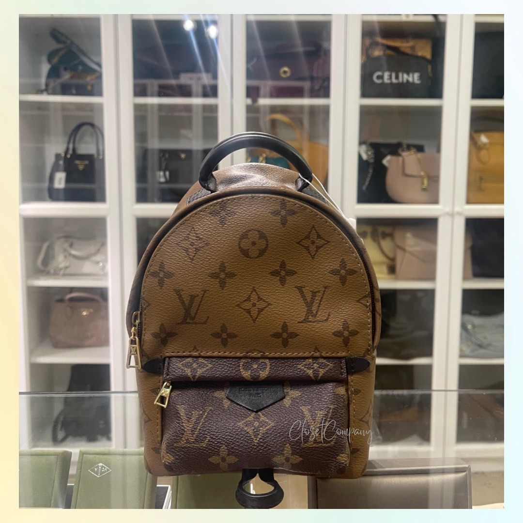 SOLD) Louis Vuitton LV Palmsprings Mini Reverse Monogram Backpack, Luxury,  Bags & Wallets on Carousell