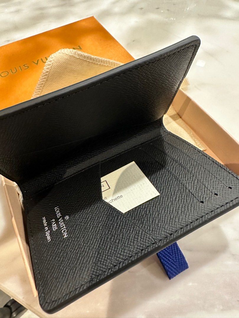 Louis Vuitton LV pocket organizer new Black Leather ref.254866 - Joli Closet