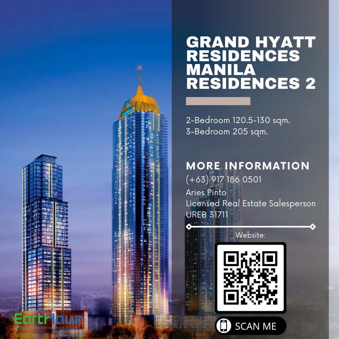LUXURY RESIDENCES GRAND HYATT MANILA RESIDENCES SOUTH TOWER 2 BGC