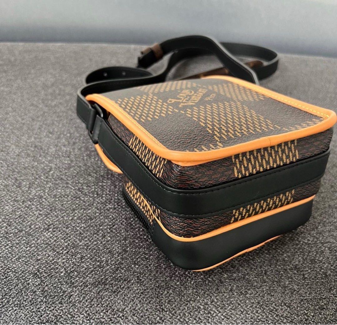 LV Nano Amazon Messenger Giant Damier, Luxury, Bags & Wallets on Carousell