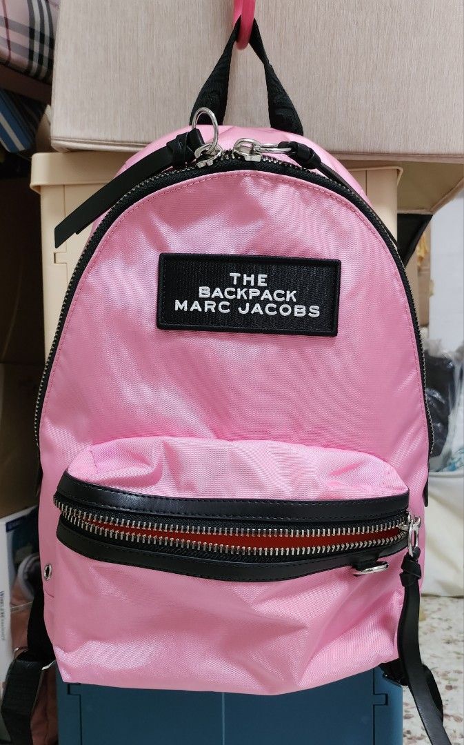 Marc Jacobs pink bagpack