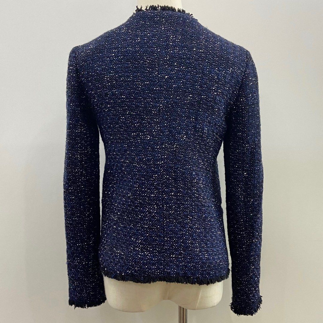 Massimo dutti tweed discount blazer