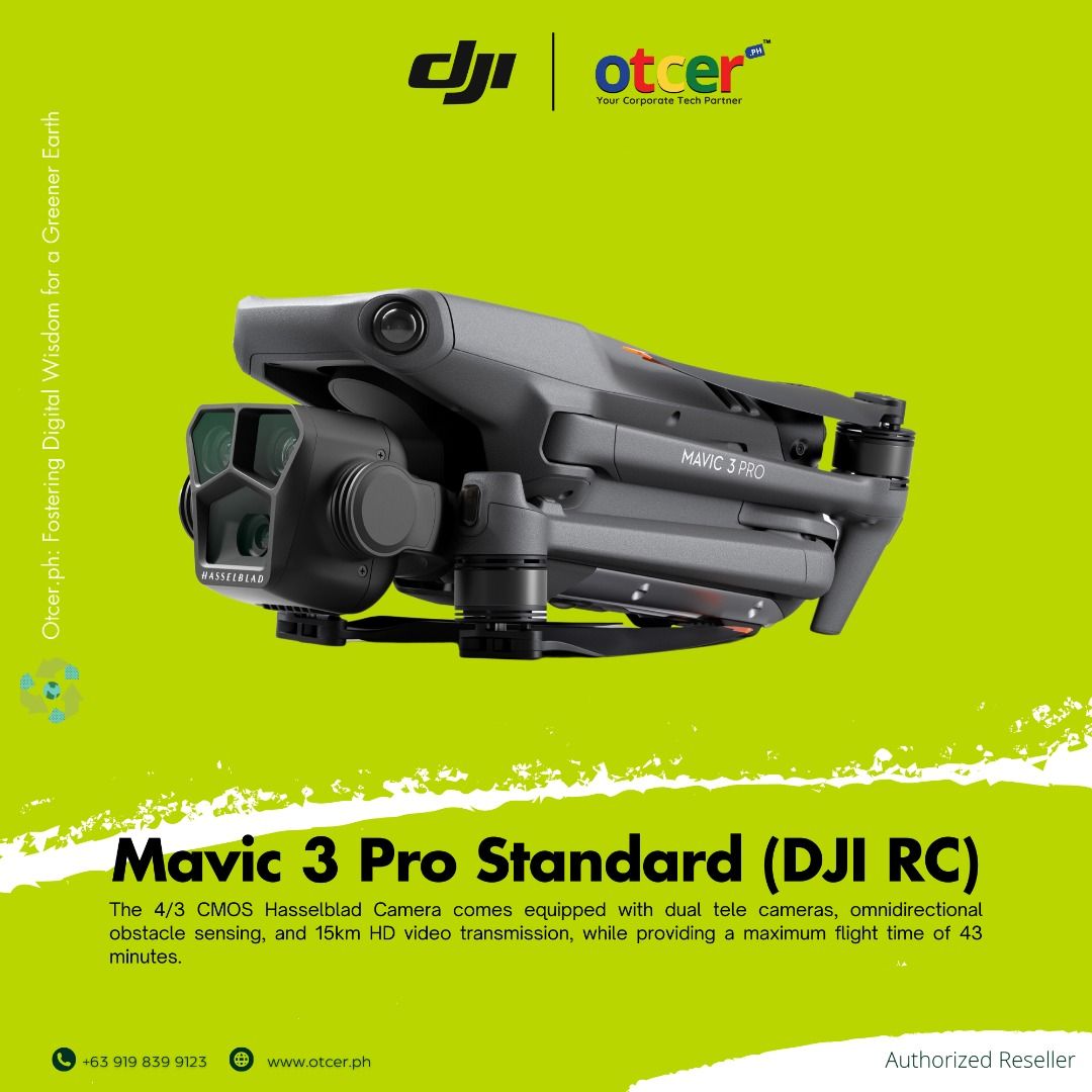 Mavic 3 Pro Standard (DJI RC) (Category: Drones) located in Pasig City. Submitted by otcer.philippines (Listing ID 1228721733, Image 1). Description: 🌆 Capture the bigger picture for your business with the Mavic 3 Pro Standard (DJI RC)! 📸 At Otcer.ph, we provide innovative solutions to empower your business. Get your Mavic 3 Pro Standard for only Php 137,990.00! 💼 Visit www.otcer.ph or dial +63 919 839 9123 to get started today! 🌟 #Mavic3Pro 