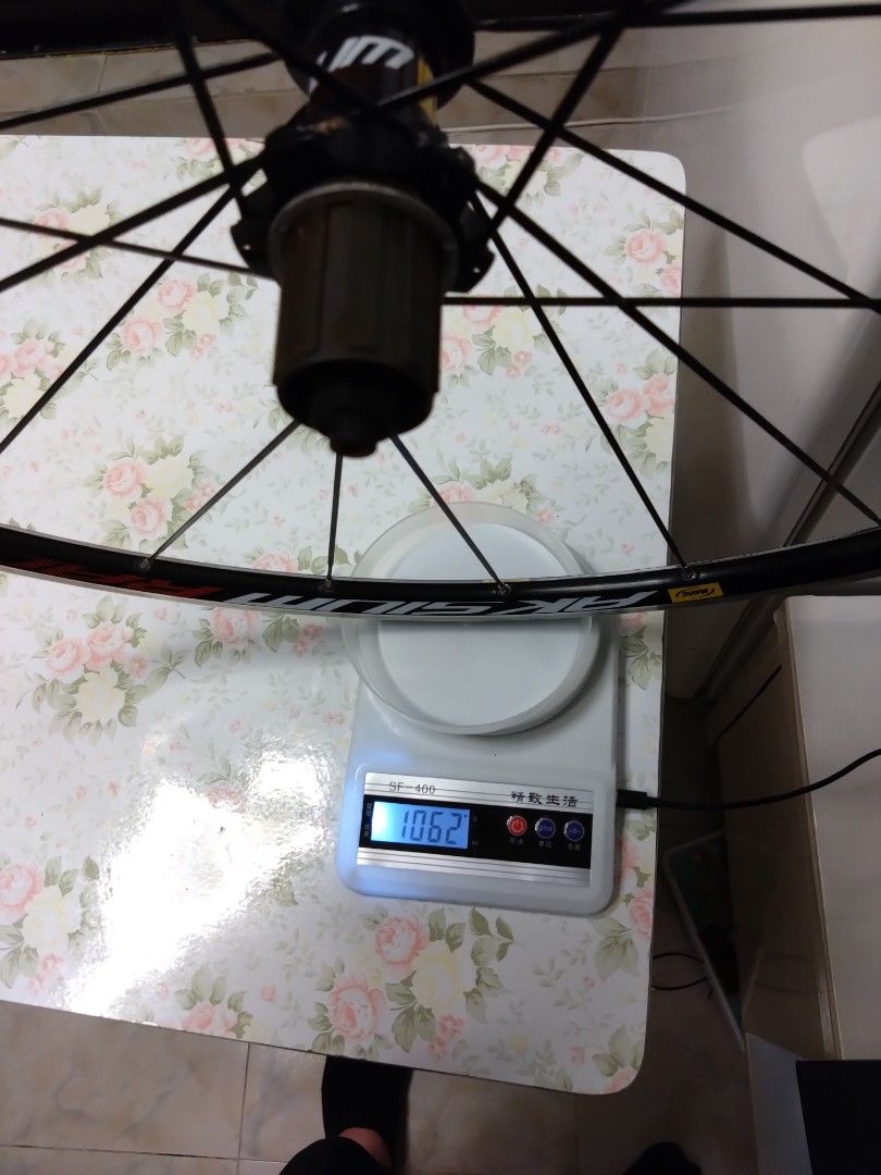 Mavic Aksium Race 铝合金前后輪組圈刹10/11速塔基, 運動產品, 單車及