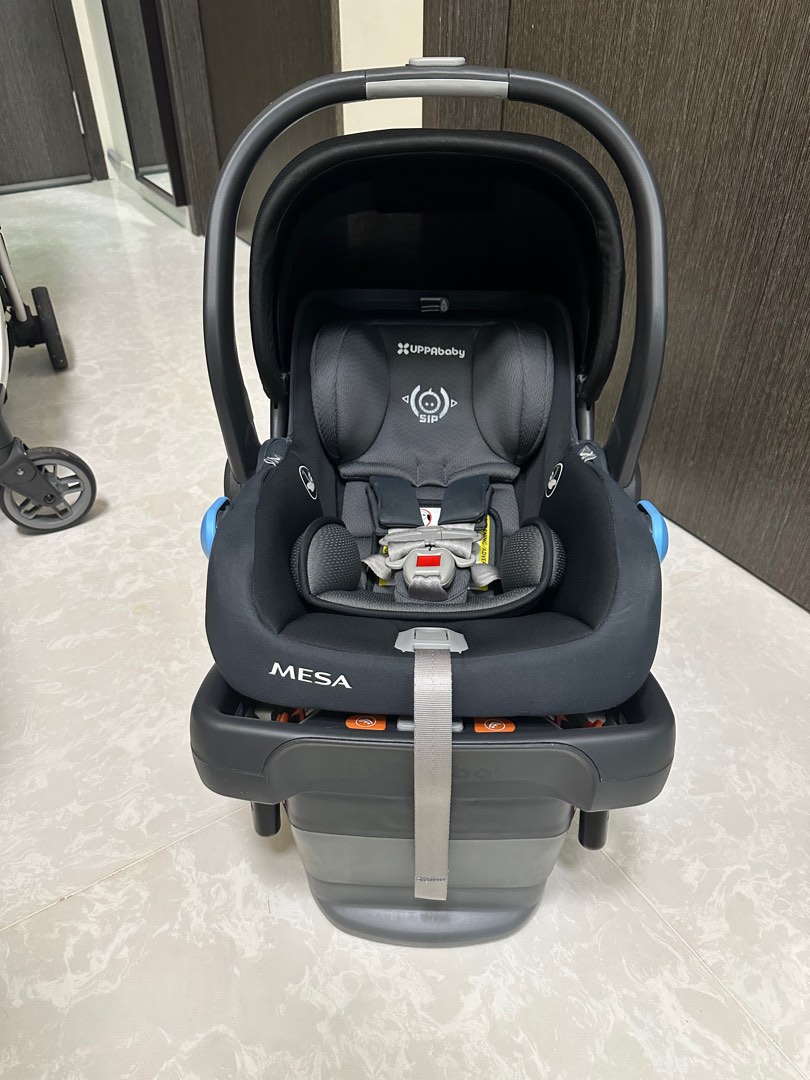 Uppababy MESA Infant Car Seat Black + MESA Base, Babies & Kids, Going