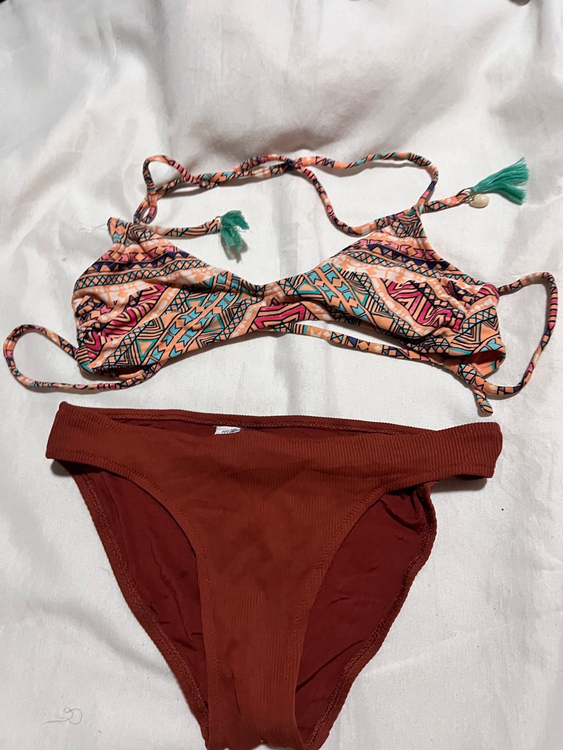 MIX AND MATCH TWO PIECE SWIMSUIT, Women's Fashion, Swimwear, Bikinis