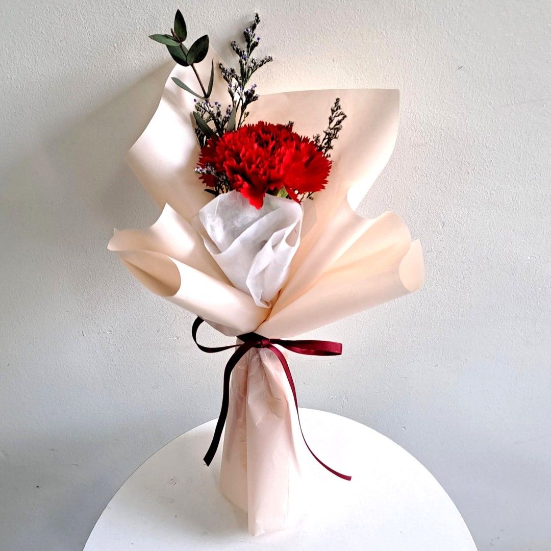 Mother's day/ Fresh carnation Flower Bouquet/birthday/graduation