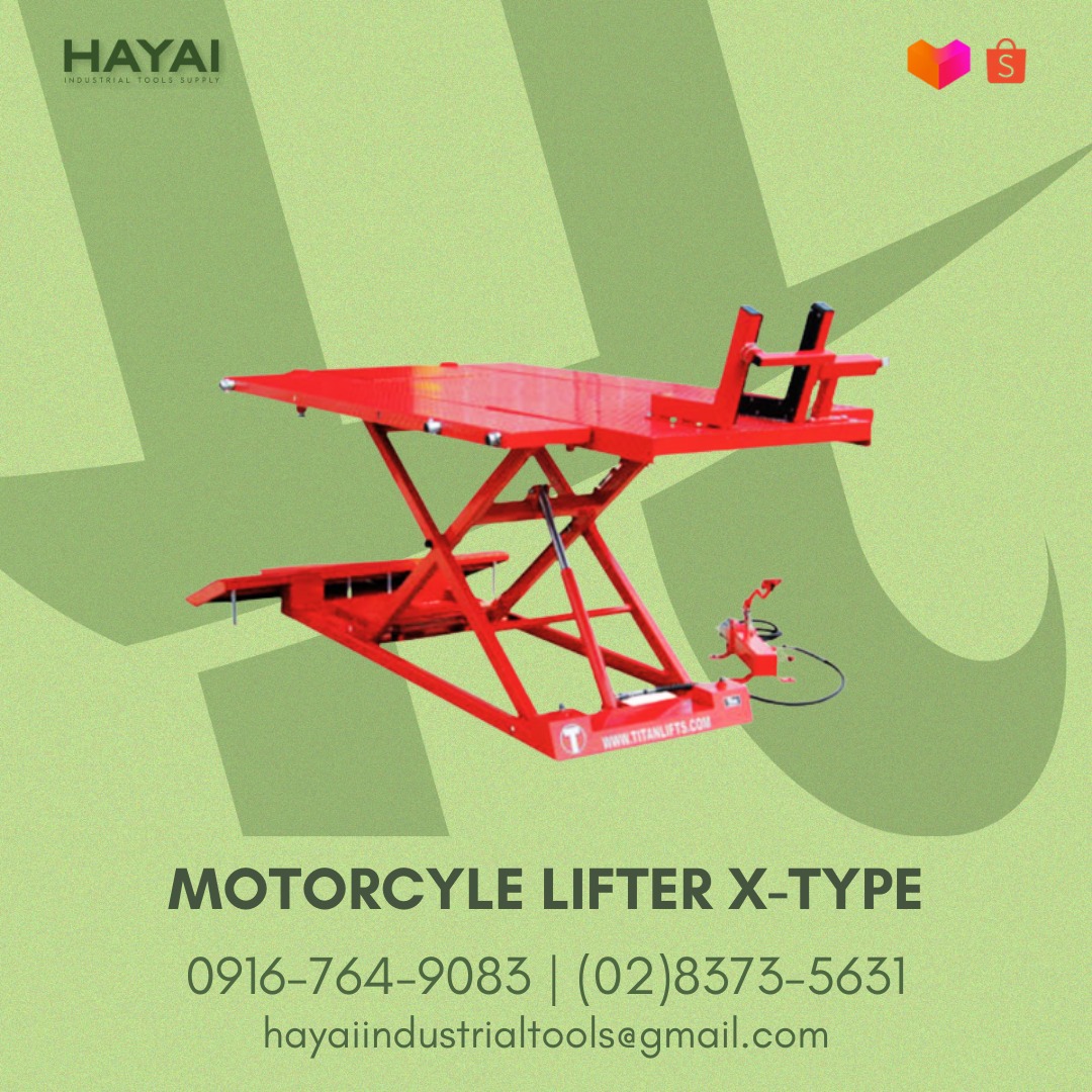 Motorcycle Lifter X-Type, Commercial & Industrial, Industrial Equipment ...