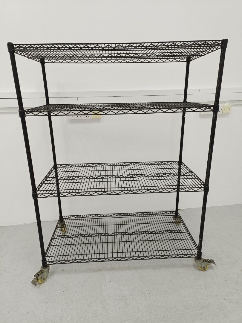 Ss Movable Racks Movable Stainless Steel Rack Heavy Duty Industrial, Furniture & Home ...