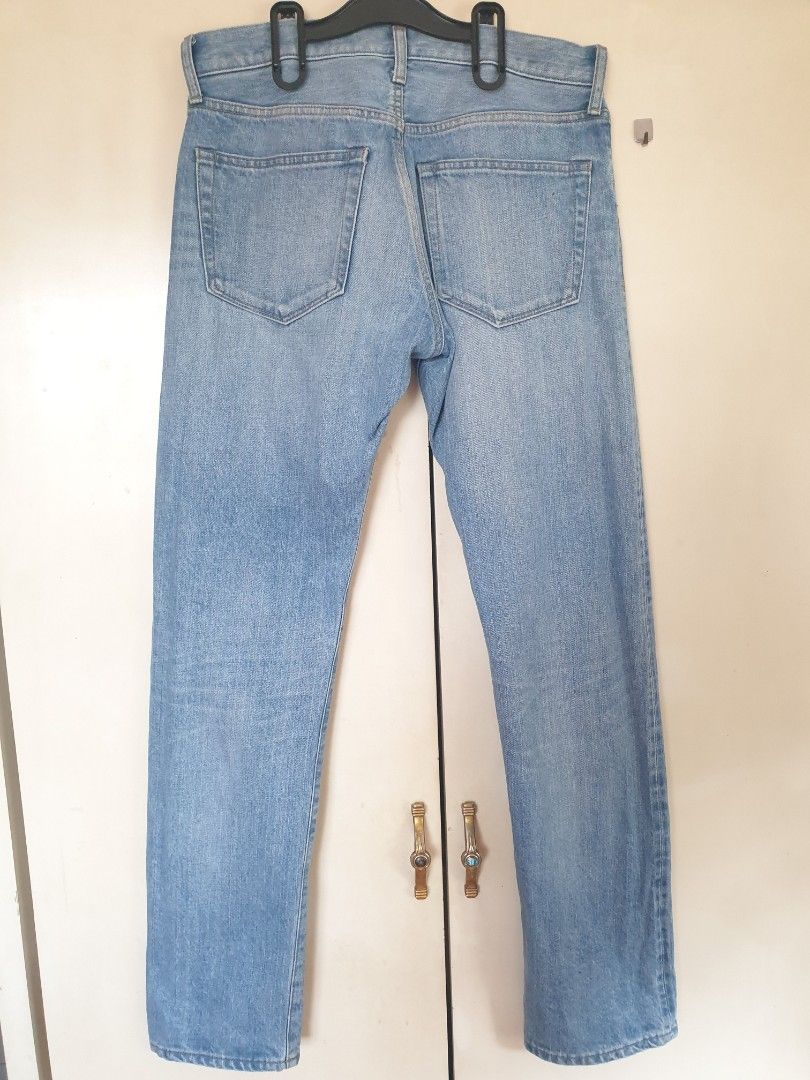 MUJI selvedge jeans for men, Men's Fashion, Bottoms, Jeans on Carousell