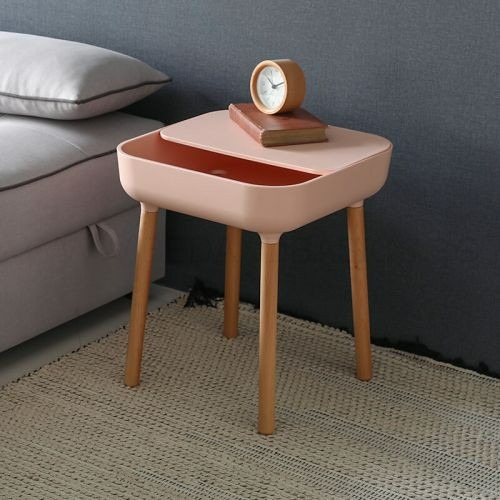 NEST Side Table With Storage Compartment, Furniture & Home Living