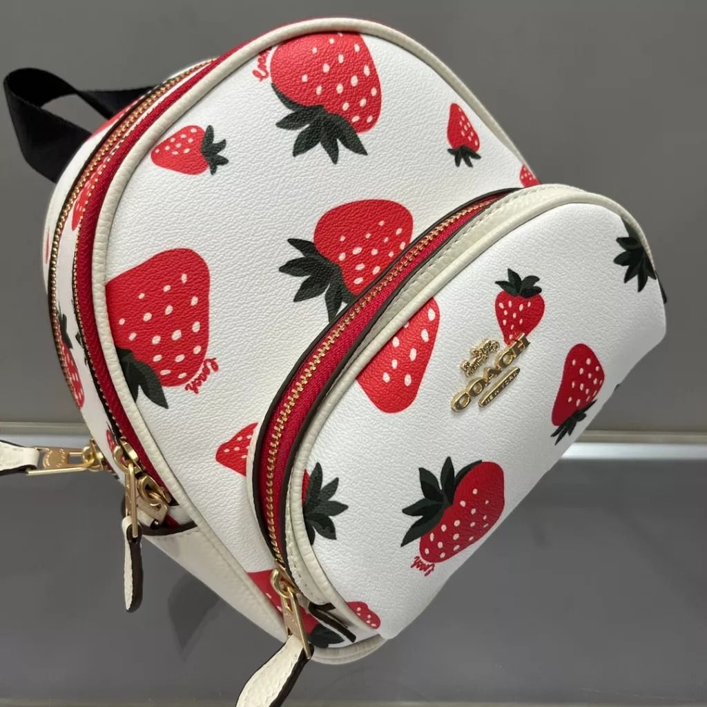 Coach watermelon backpack deals
