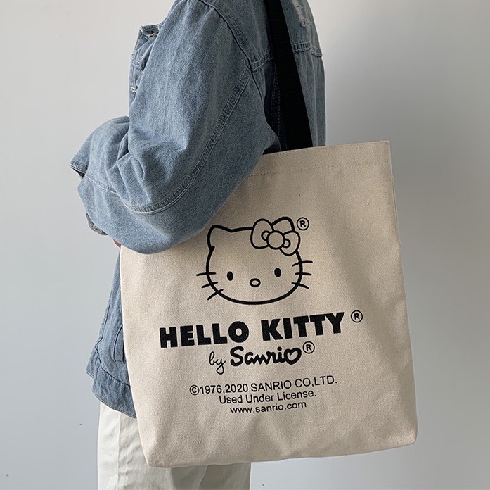 Sanrio canvas tote bag cheap