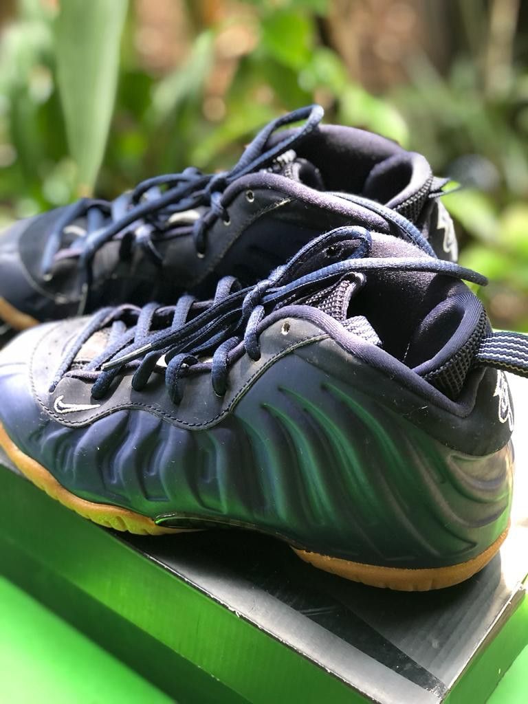 Nike Air Posite Midnight Navy Fesyen Pria Sepatu Lainnya di