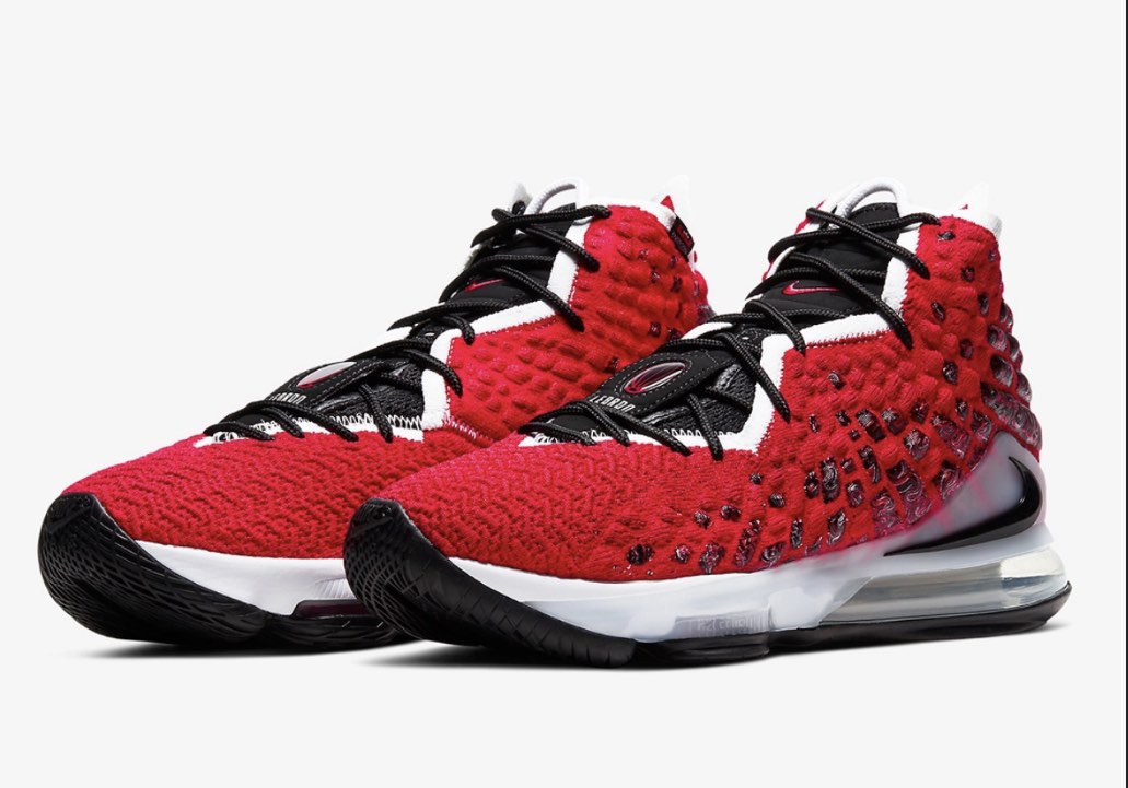 university red lebron 17