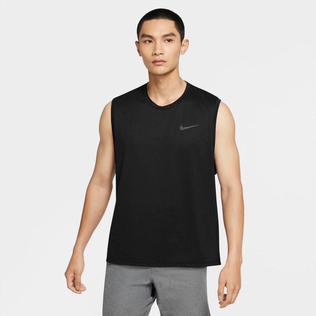Nike pro Fri fit top vest 男裝, 運動服裝- Carousell
