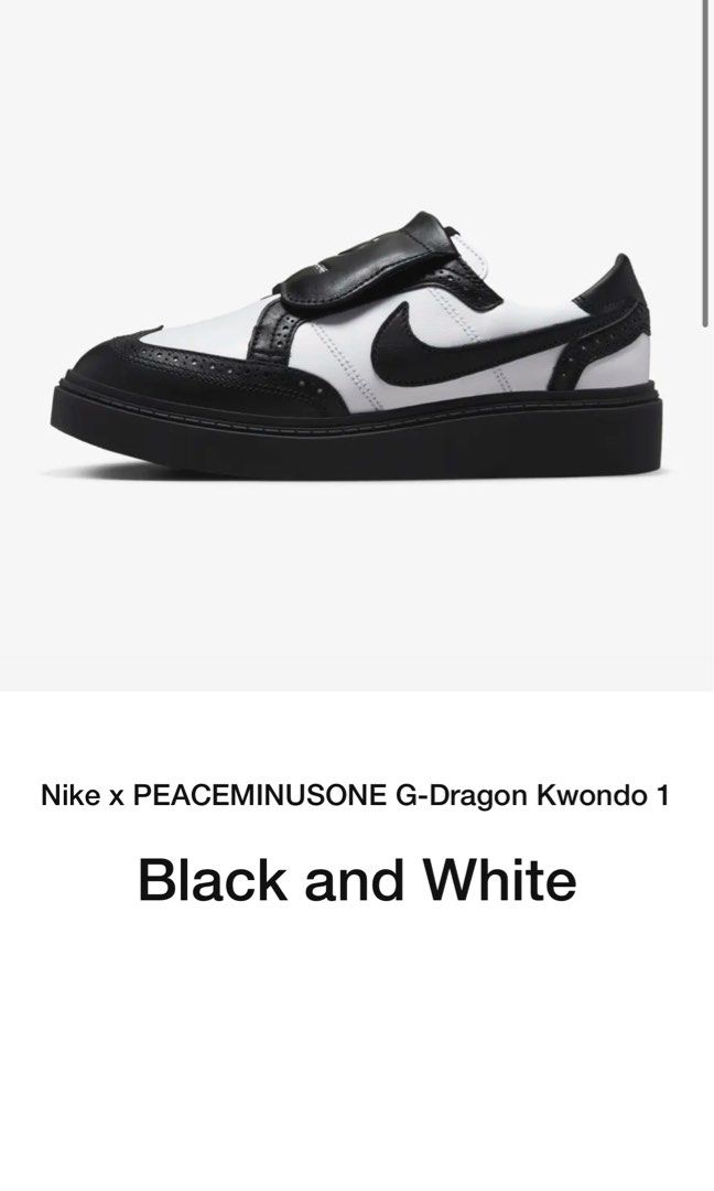Nike x Peaceminusone Kwondo 1 panda, 他的時尚, 鞋, 休閒鞋在旋轉拍賣