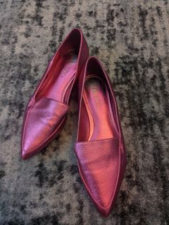 Nine West hot pink loafers AU size 5