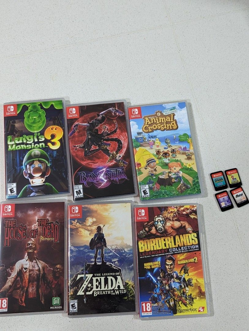 Switch Gameborder Nintendo Switch Games borderland legendary collection Zelda breath of ...