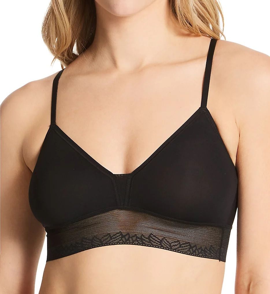 Gossamer Mesh Beautiful Bralette Black XS by OnGossamer