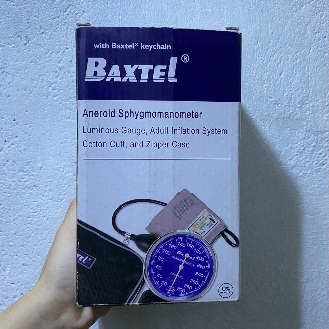 Original Baxtel Sphygmomanometer Health Nutrition Medical Supplies 