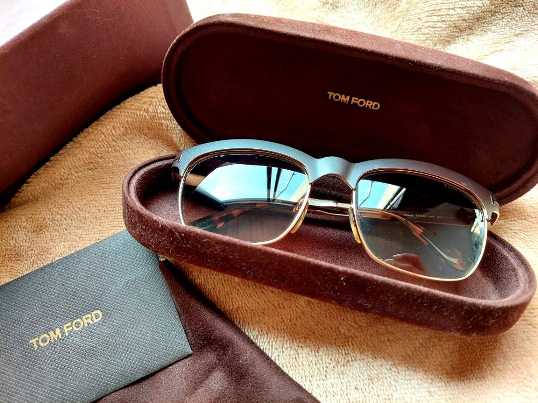 Original Tom Ford Sunglass (Category: Sunglasses & Eyewear) located in Quezon City. Submitted by resells_choice (Listing ID 1228619666, Image 1). Description: Bought in Authorize store before for 21,000 pesos Original Tom Ford Sunglass, Slightly used , Good as new Classy design Price negotiable ,DM me :) Pick up in cubao.