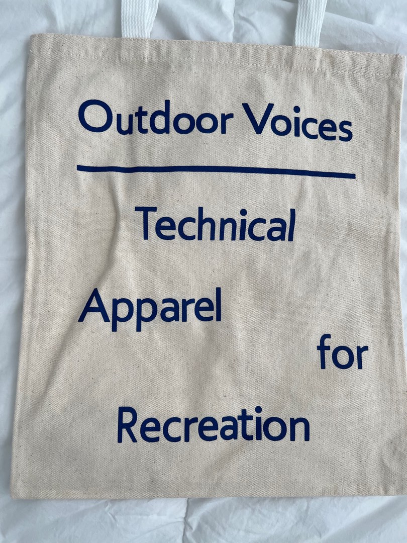 Outdoor voices canvas tote outlet