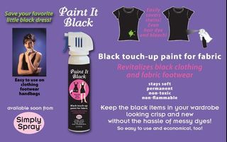 Paint-it-Black soft fabric paint