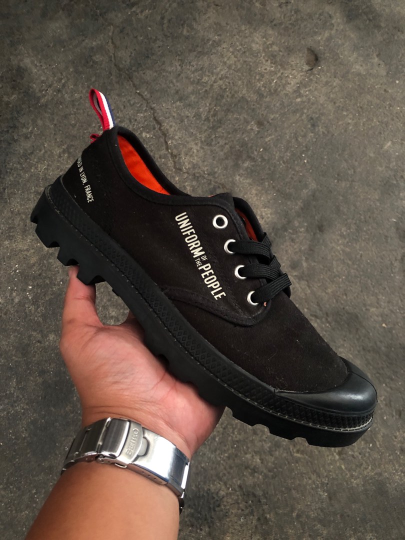 Pampa Oxford cipő megerősített orrésszel   Palladium (02351 008 M BLK