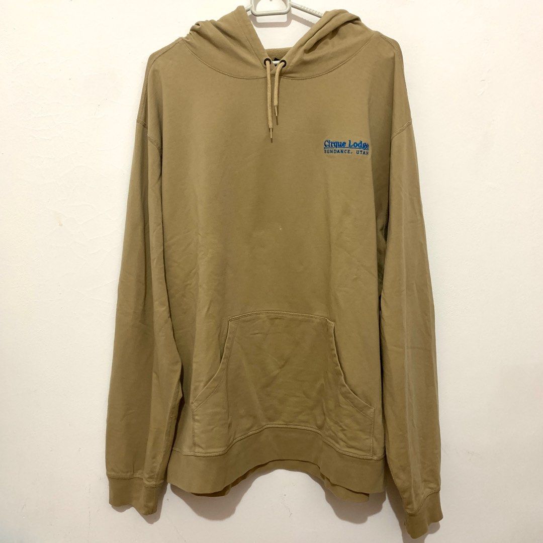 Patagonia Oversized Hoodie Brown Beige Cream oversize cokelat XL merch
