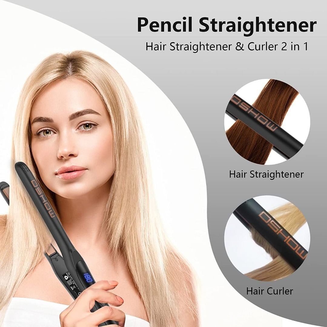 Pencil straighteners top for short hair