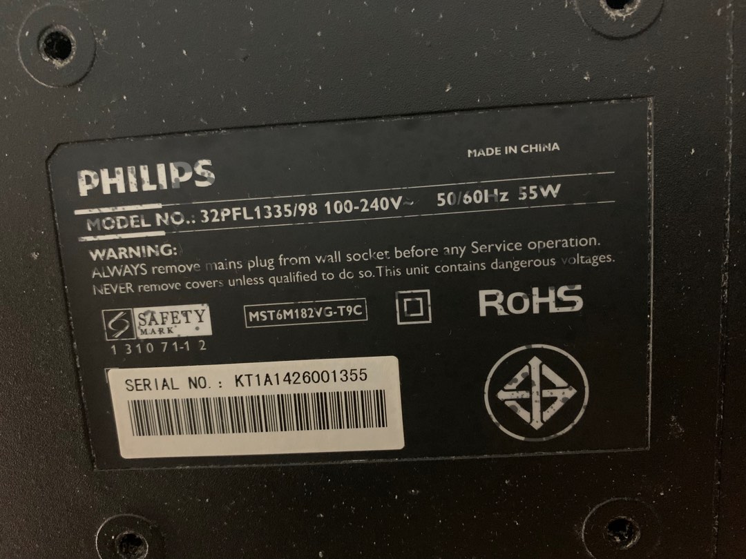 Philip TV 32 inch, TV & Home Appliances, TV & Entertainment, TV on ...
