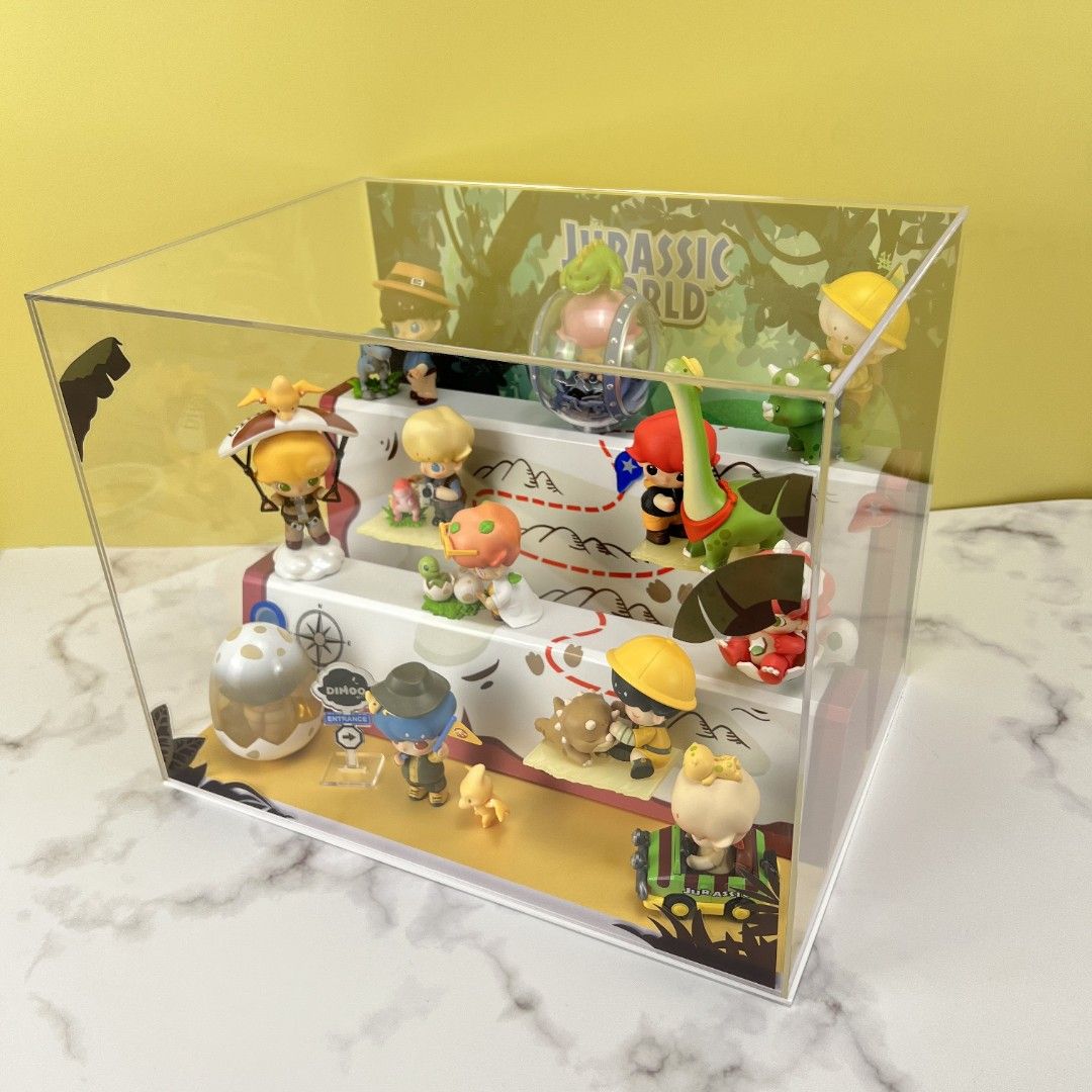 [POPMART DISPLAY CASE] POPMART DIMOO JURASSIC WORLD SERIES HIGH QUALITY