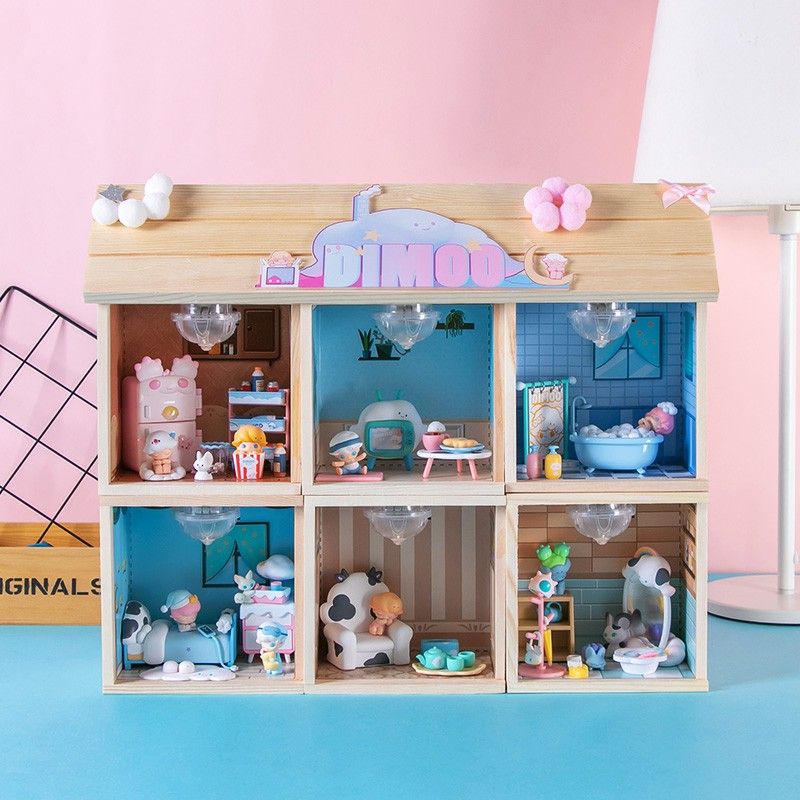 [POPMART DISPLAY CASE] POPMART DIMOO HOMEBODY SERIES HIGH QUALITY