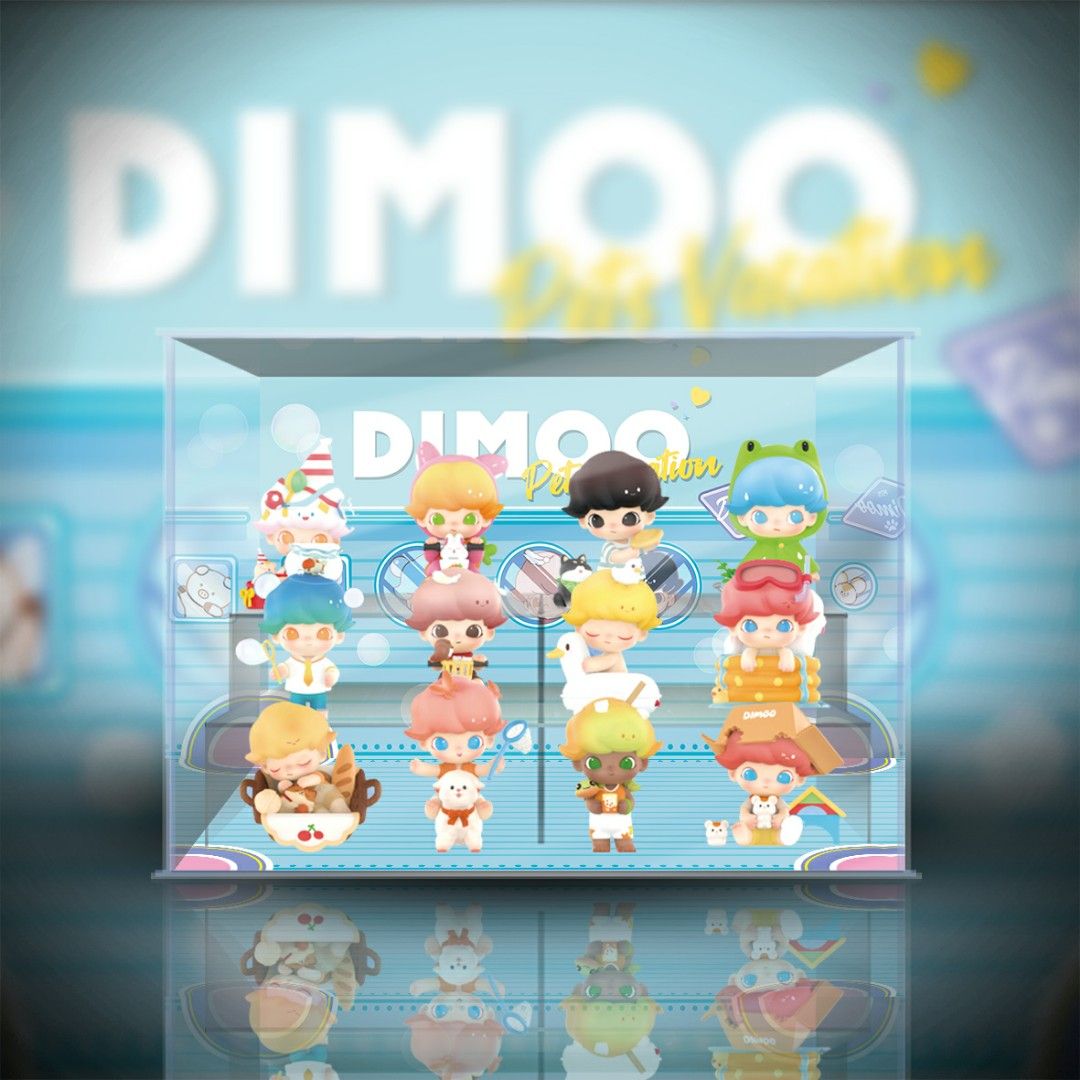 [POPMART DISPLAY CASE] POPMART DIMOO PETS VACATION SERIES HUGH QUALITY