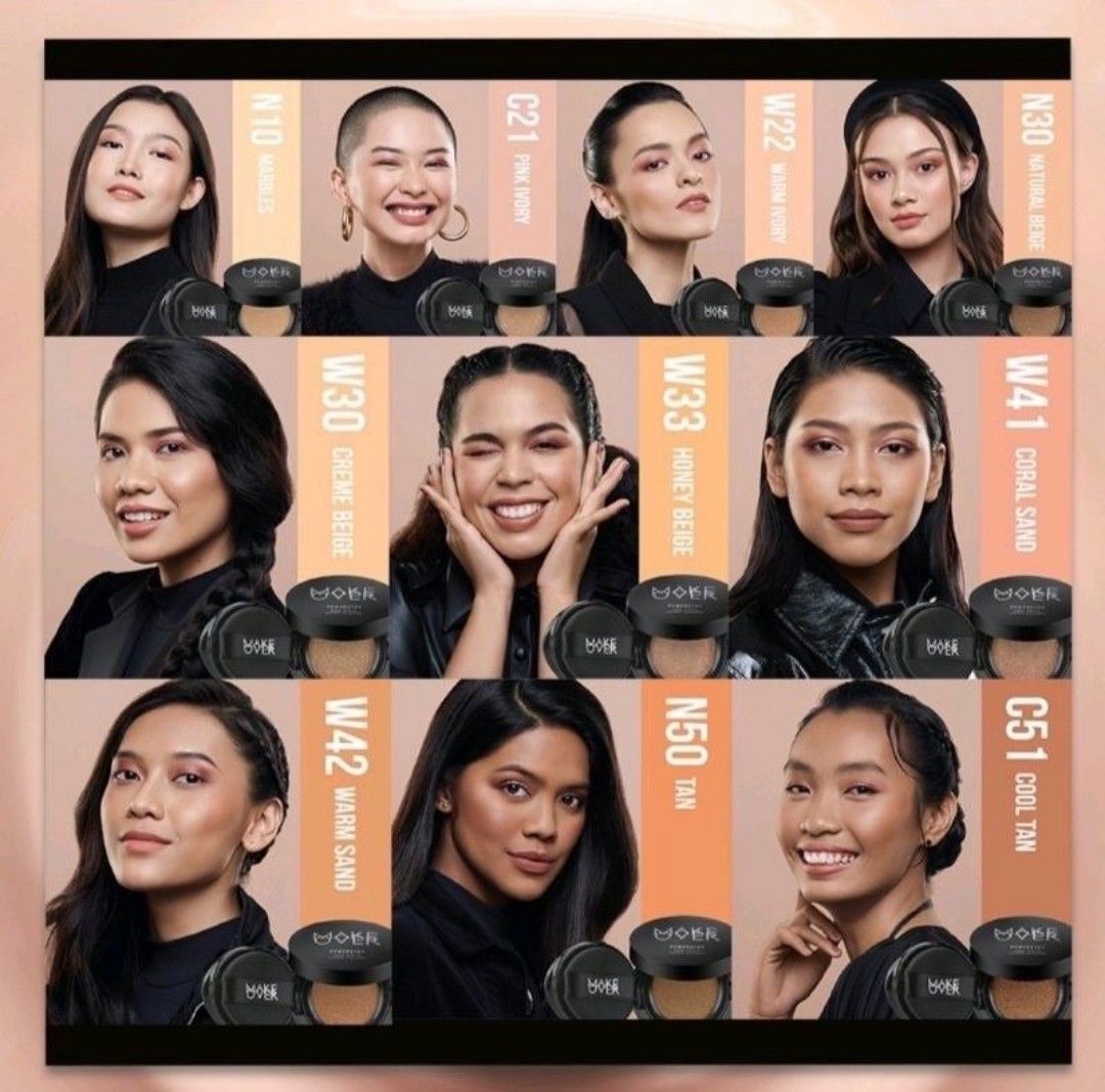 Powerstay Demi Matte Cover Cushion Refill Shade W42, N30 by MAKE OVER ...