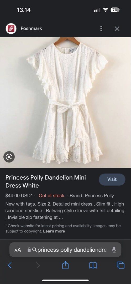 Princess polly dandelion mini dress discount