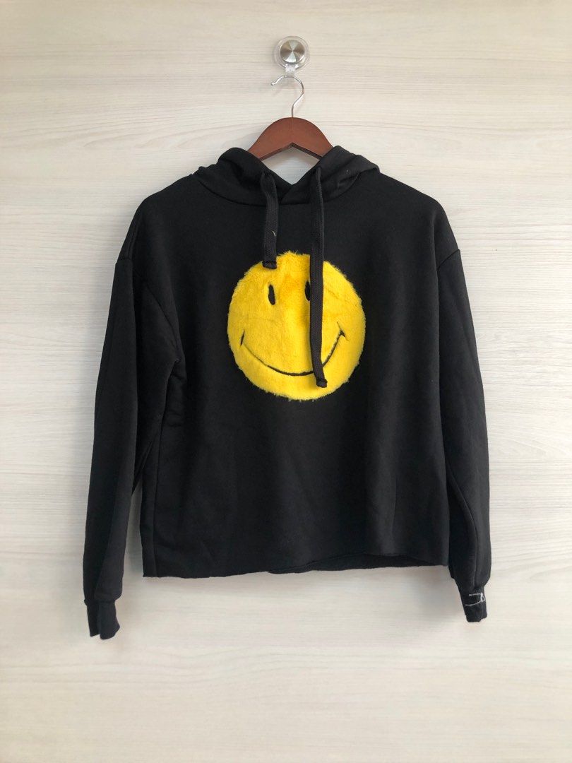 Pull and bear smiley hoodie 2025